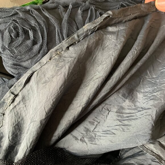 Adrianna Papell Gray Strapless Formal Gown Size 8 - Picture 11 of 13